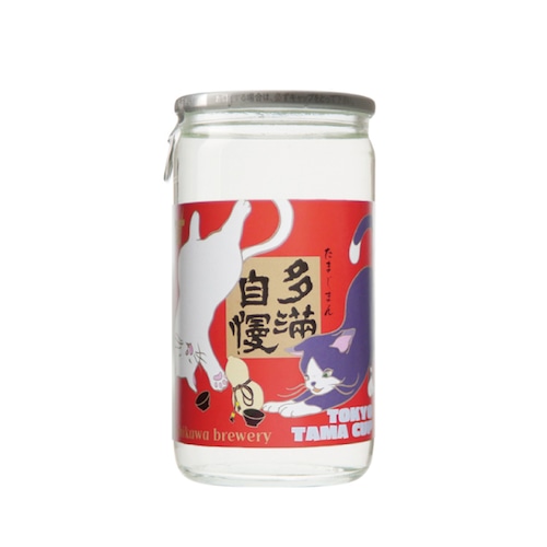 (新商品)Tokyo TAMA CUP（赤）　1本　180ｍｌ　(石川酒造株式会社）