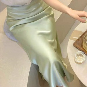 サテンライクナローSK　４color【AB086】