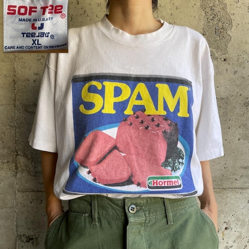 【XZ94】90s スパム spam Tシャツ XL 企業Tシャツ 企業物 ハム