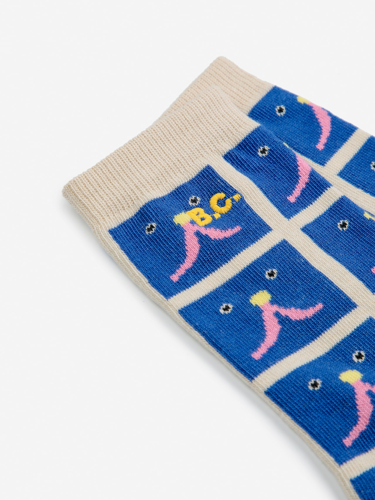 BOBO CHOSES / Funny Face all over long socks