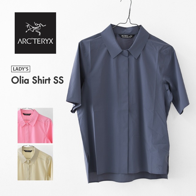 ARC'TERYX [アークテリクス正規代理店] Olia Shirt SS W [X000010253] オリア シャツ ショートスリーブ ウィメンズ・半袖シャツ・軽量トップス・紫外線対策・アウトドア・ハイキング・ミニマルデザイン・タウンユース・LADY'S [2026SS]