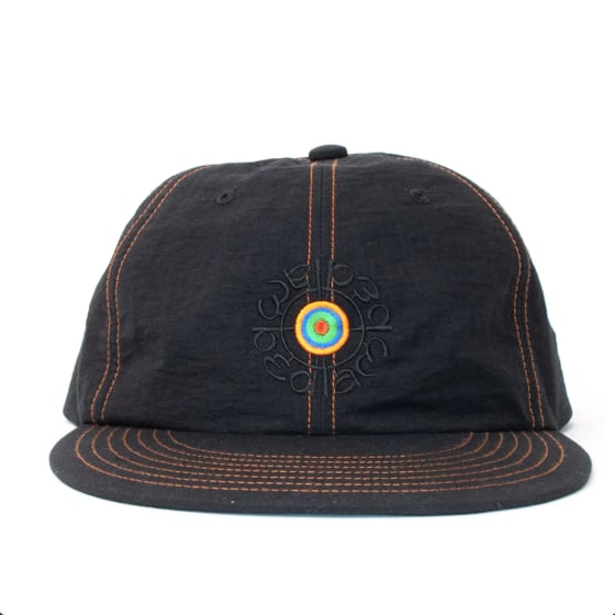 【Bedlam】JP Nylon Target Cap(BLACK/BROWN)〈国内送料無料〉