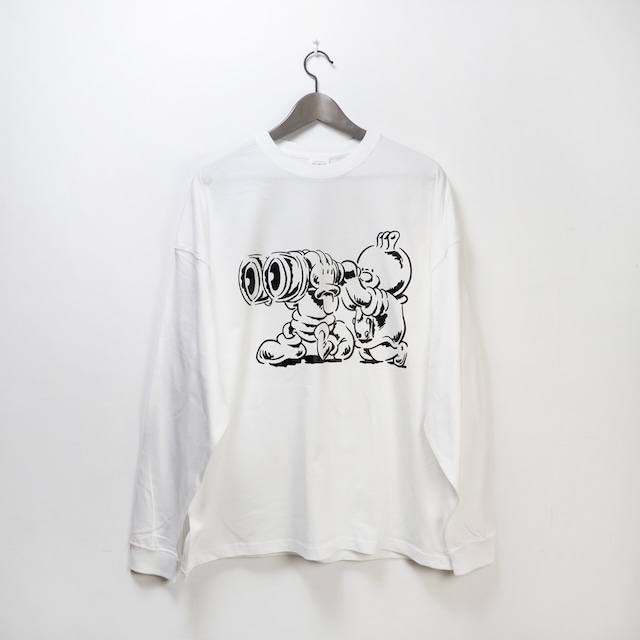 LONG SLEEVE TEE (WATCHER) / White