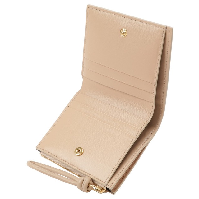 ジルサンダー JIL SANDER J07UI0016-P4841 261 コインケース カードケース ミニウォレット ベージュ レディース MINI FRENCH WALLET GIRO