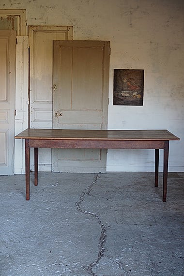 フレンチファーマーズテーブル-antique french oak table