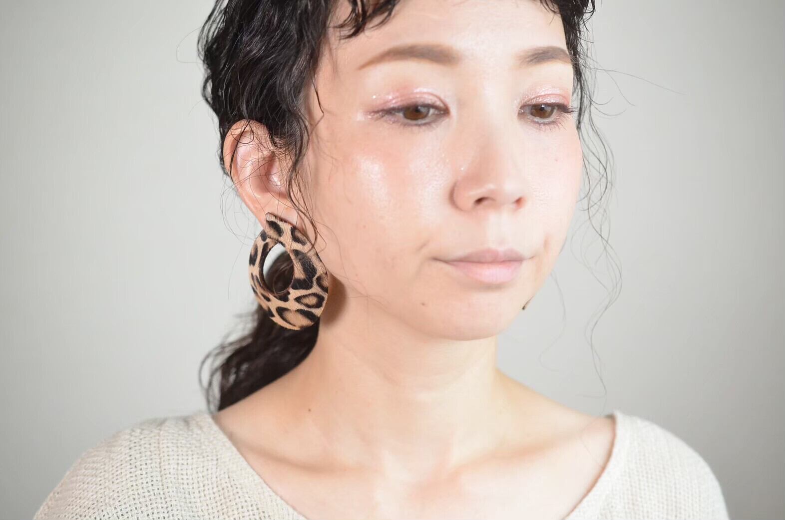 leather pierce/earring 《Animal Connect》4types | TO DAY'S BOUTIQUE