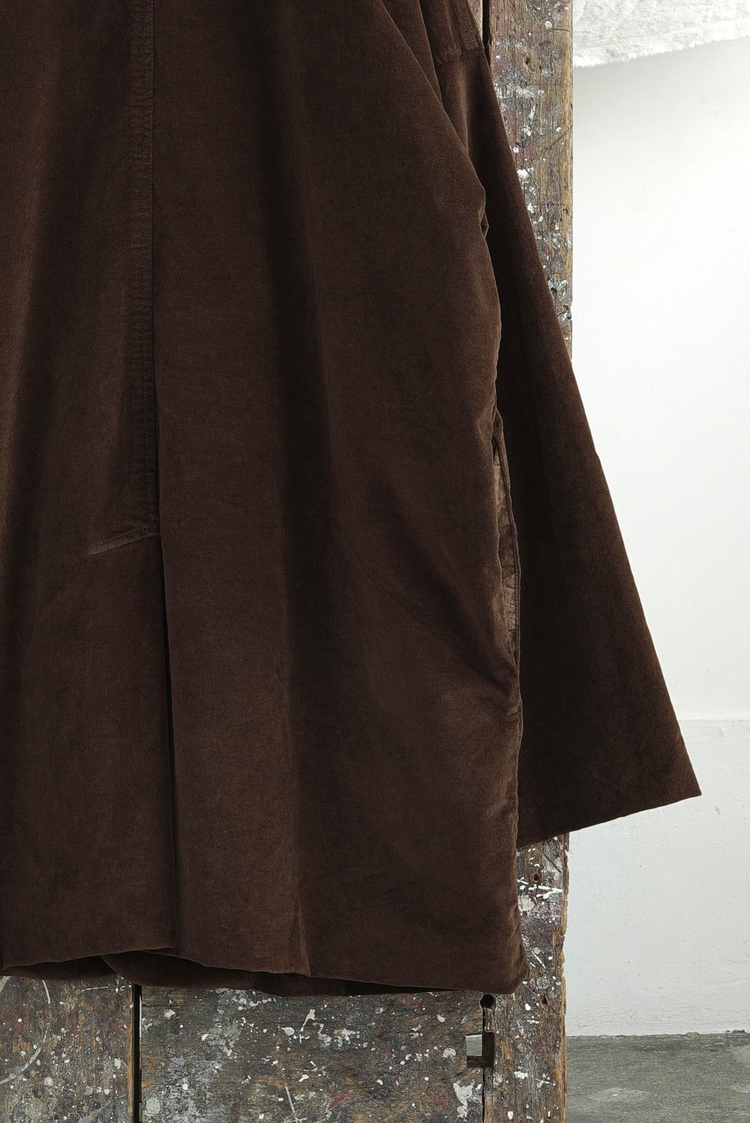 ALBUM DI FAMIGLIA - VELVET LONG BLAZER (COFFEE) | Brownie