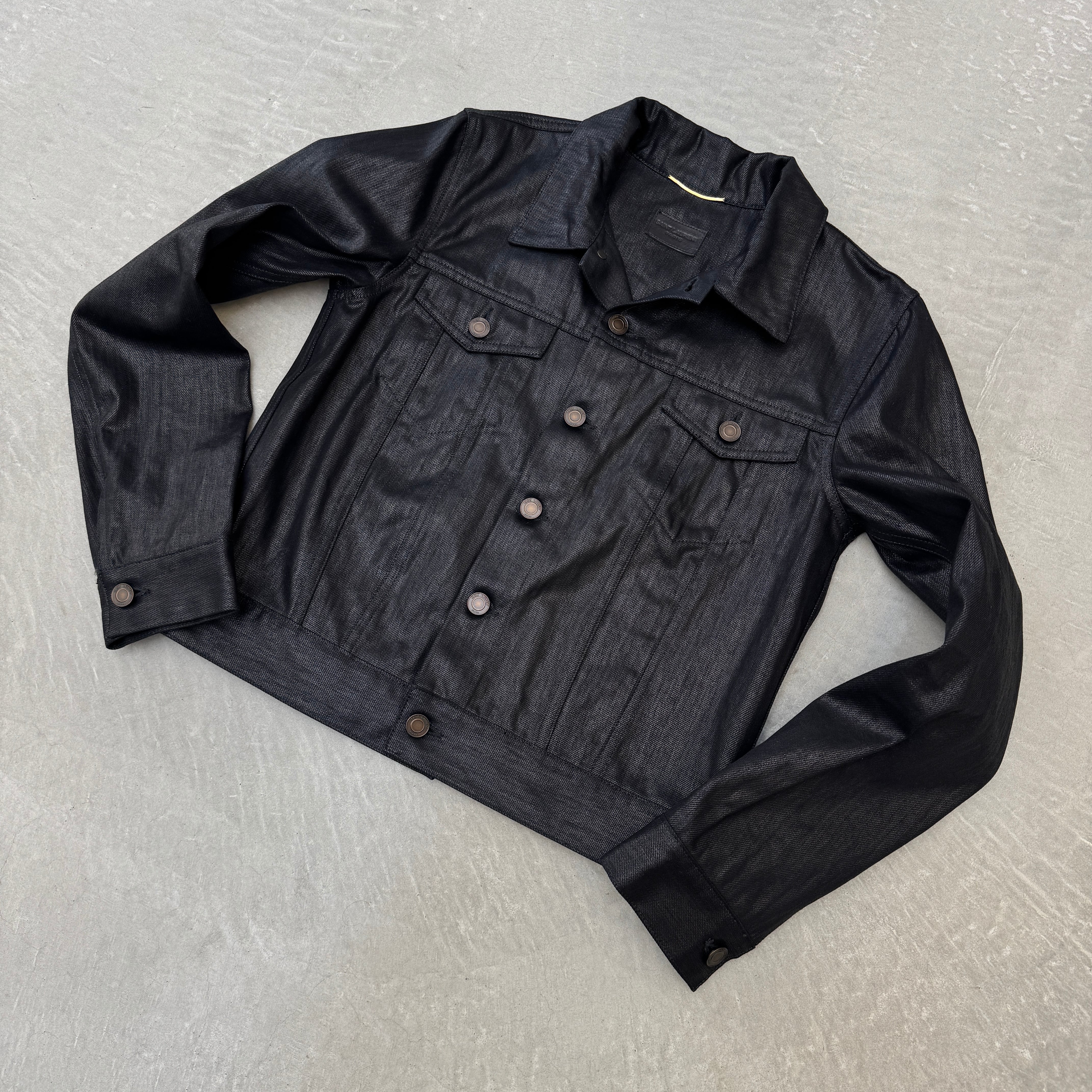 SAINT LAURENT Denim jacket cotton black L | ASSET VINTAGE アセット