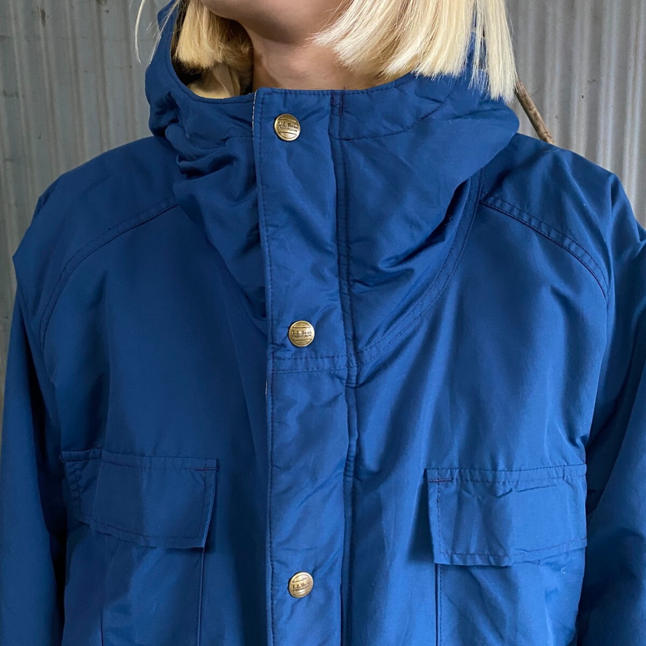USA製 80年代 エルエルビーン BAXTER STATE PARKA メンズL 古着 L.L. 