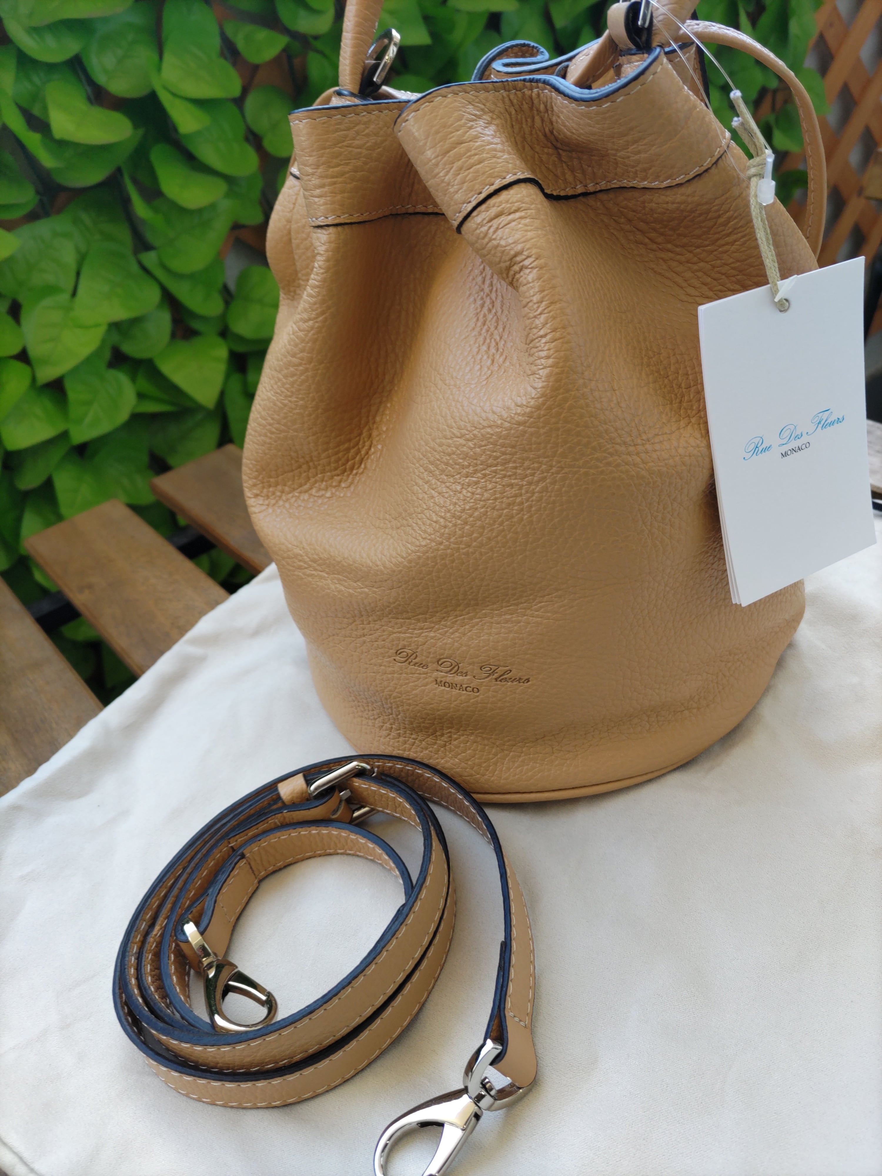 Rue Des Fleurs リュードゥフルールプチフラワーレザーバッグ e74f7b082f7d9aae84c568610dc554