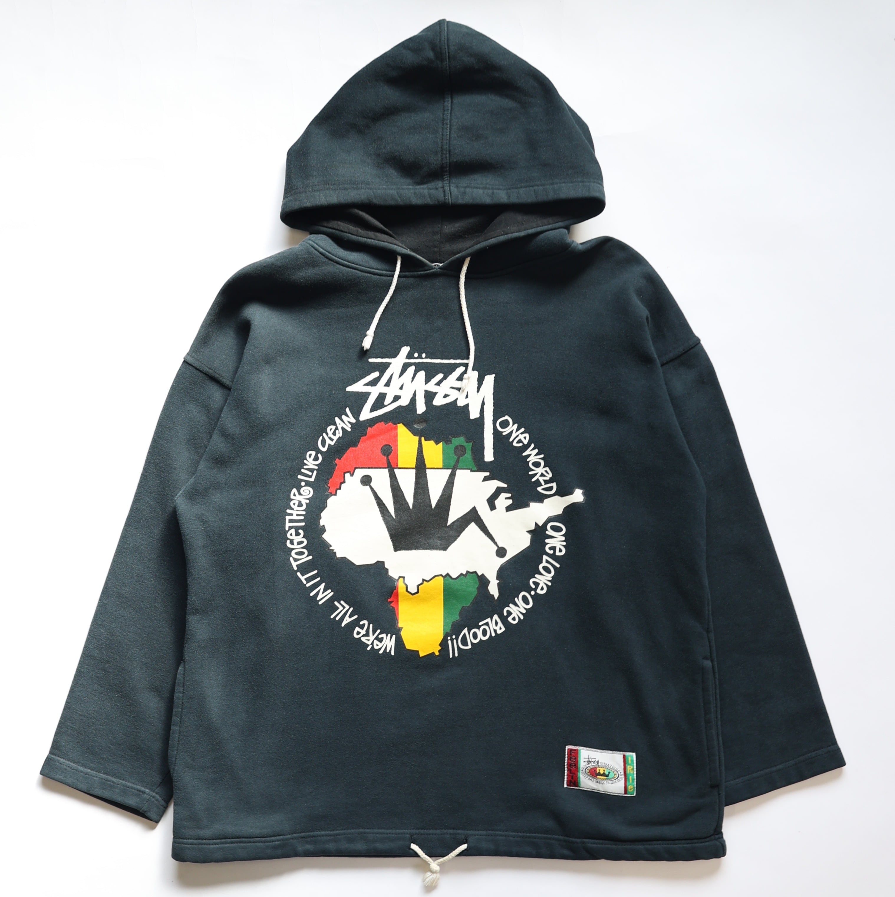 STUSSY FEERIN IRIE RASTA HOODIE