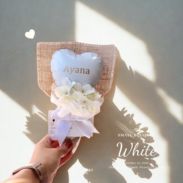 ブーケNo.78　ホワイトスモールブーケ