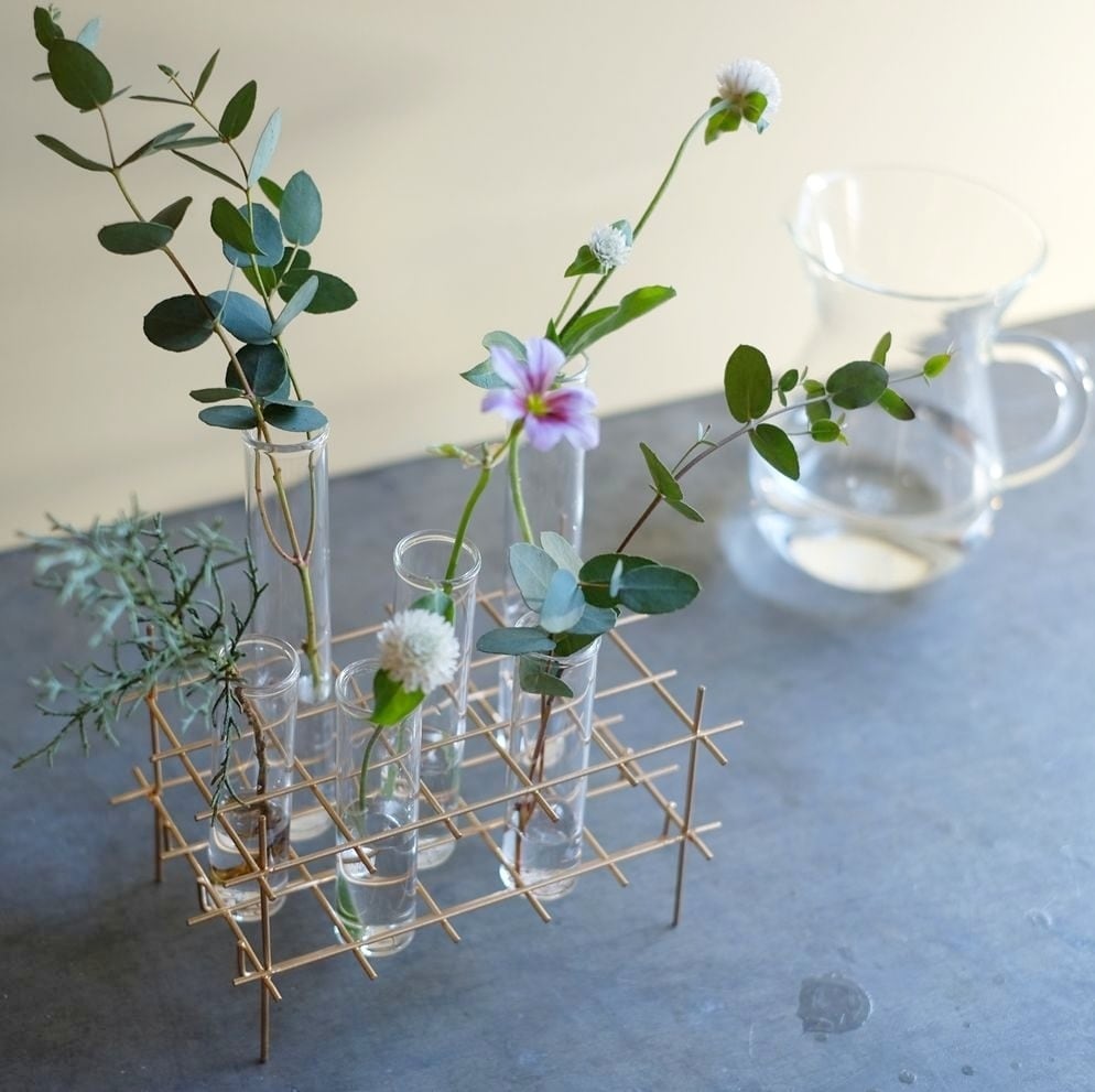 GREEN&FLOWER VASE | a gleam
