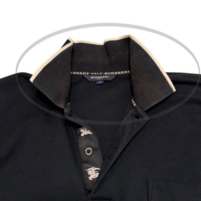 古着 バーバリーゴルフ BURBERRY GOLF 半袖 ポロシャツ クリーニング