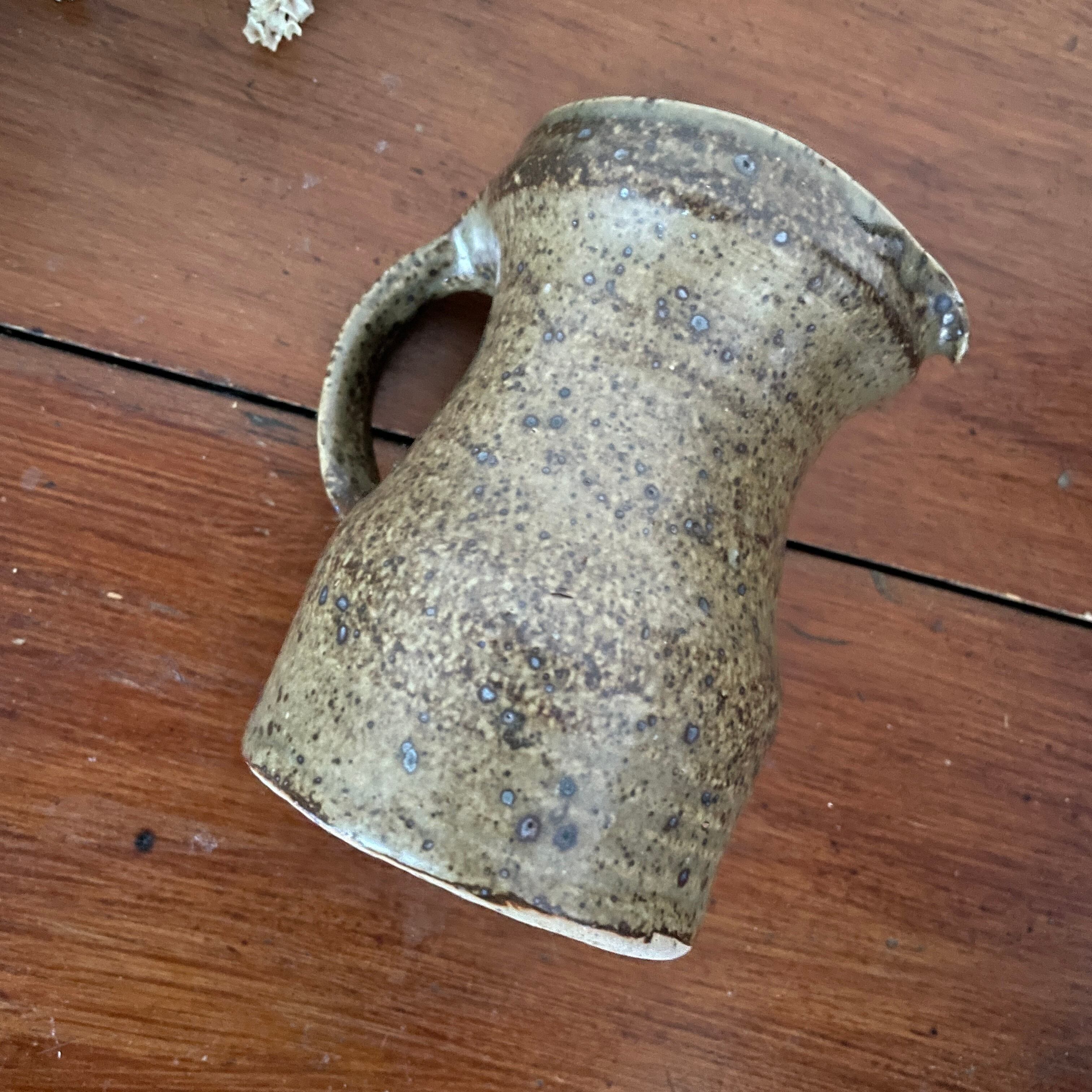 French Small vase of Gustave Tiffoche 60-80's/ギュスターヴ・ティ