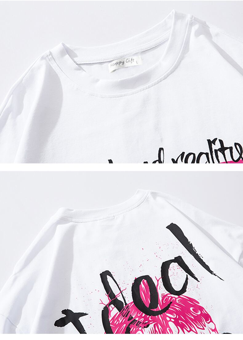 全3色 Tシャツ カットソー プリント カジュアル ユニセックス