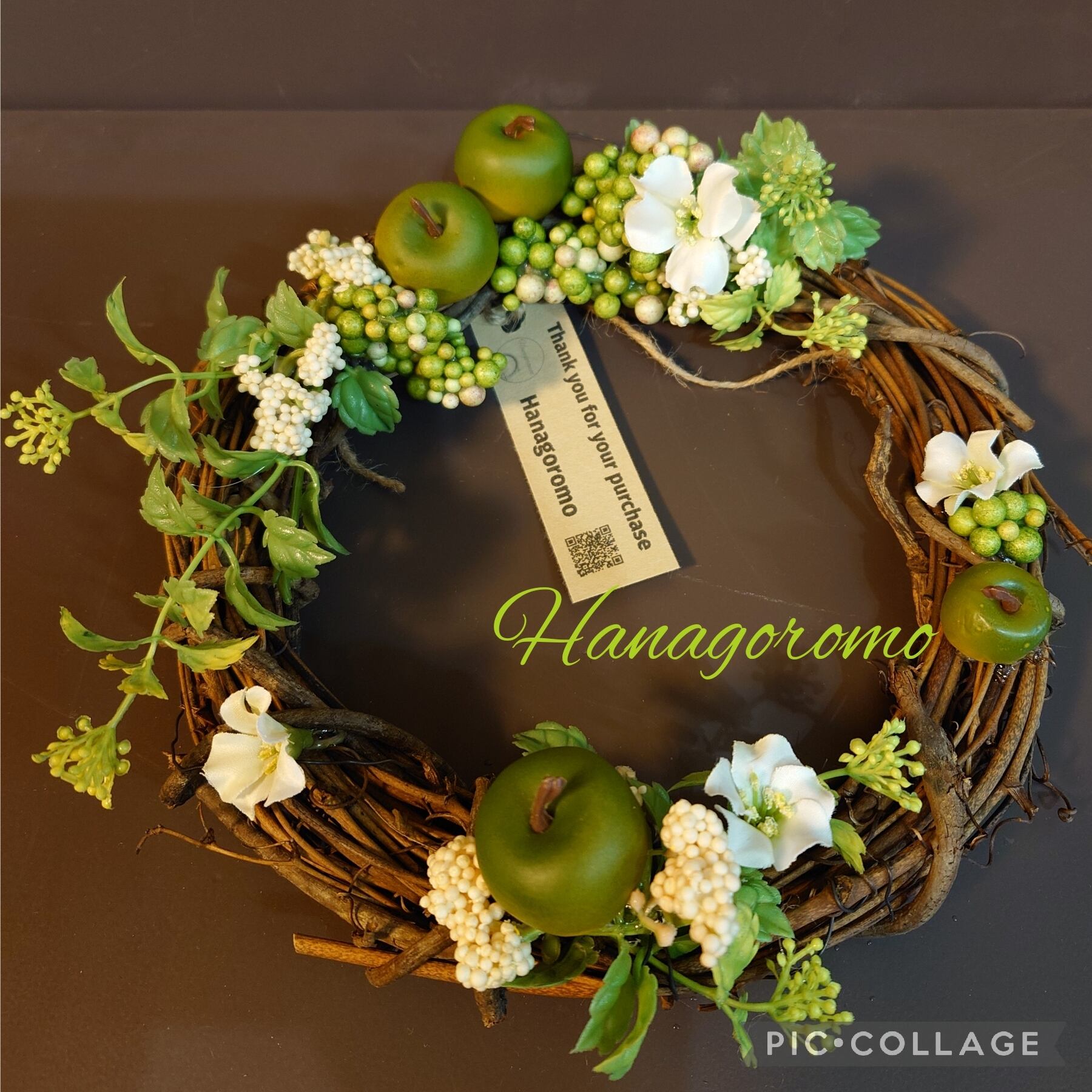 ヒカゲノカズラのクリスマスリース | Hanagoromo