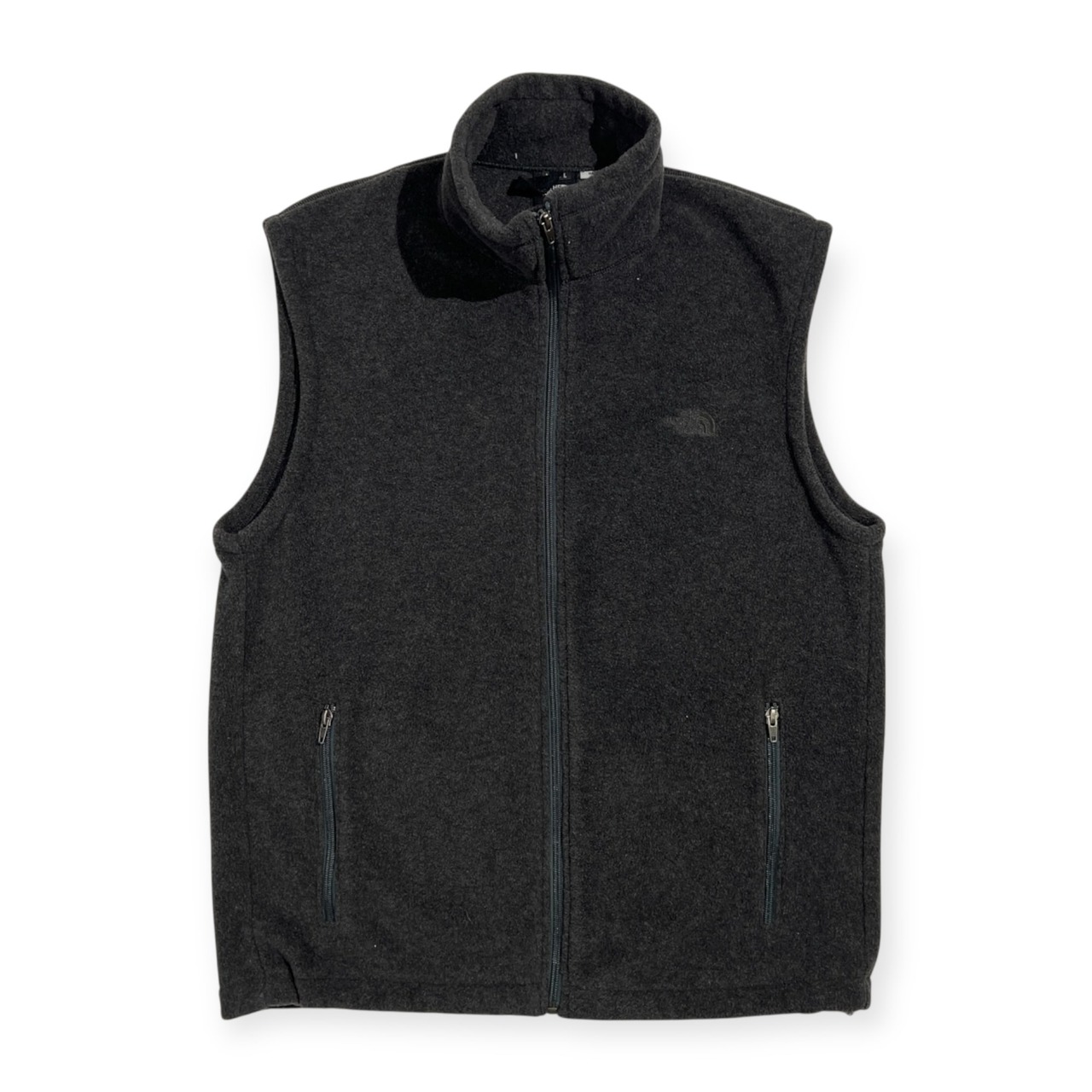 THE NORTH FACE ザ ノースフェイス POLARTEC ポーラテック フリース ベスト サイズ L /チャコール系 ゴールドウイン 日本製