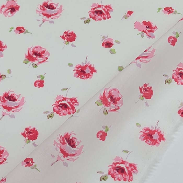 リバティ・ファブリックス タナローン Rosa ローザ ピンク 約108×50cm