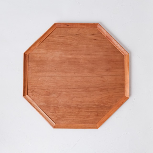 ［岩崎 翔］隅切りトレー／横長（ナラ）