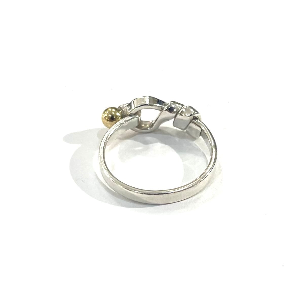 TIFFANY&CO】【14.5号】2678 ティファニー結ツイストフック18kリング