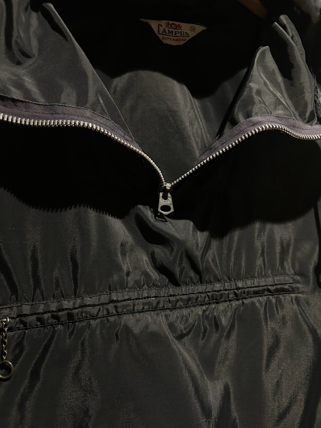 a.k.a.C.a.k.a vintage】60's “CAMPUS” Vintage Loose Nylon Anorak