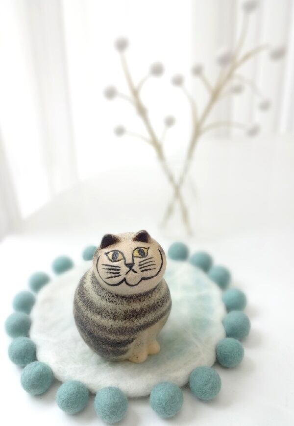 Lisa Larson / リサラーソン MIA ミア 陶器製 置物 猫 GRAY | torori