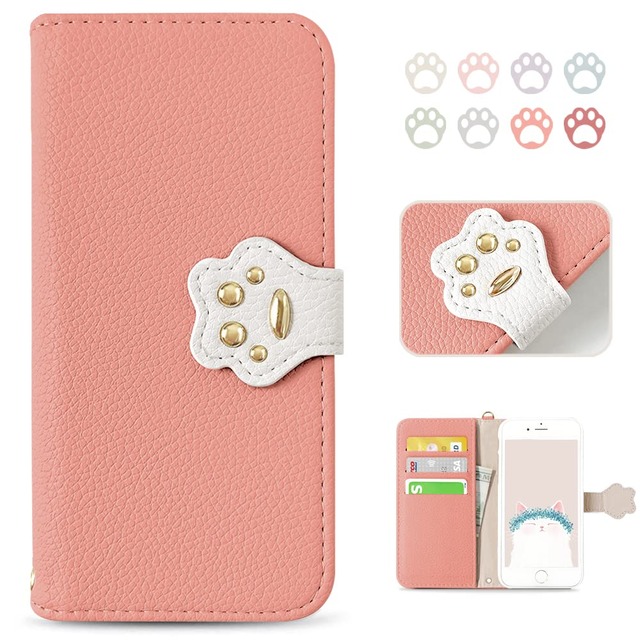 MAGICASE Phone 16 用 ケース 手帳型 可愛い あいふぉん16 携帯カバー 人気 iPhone 16 対応 ケース 手帳型 猫 女性 かわいい カード収納 スタンド機能付き 全面保護 衝撃吸収 アイホン 16 着脱しやすい 高級PUレザー 財布型(オレンジ)