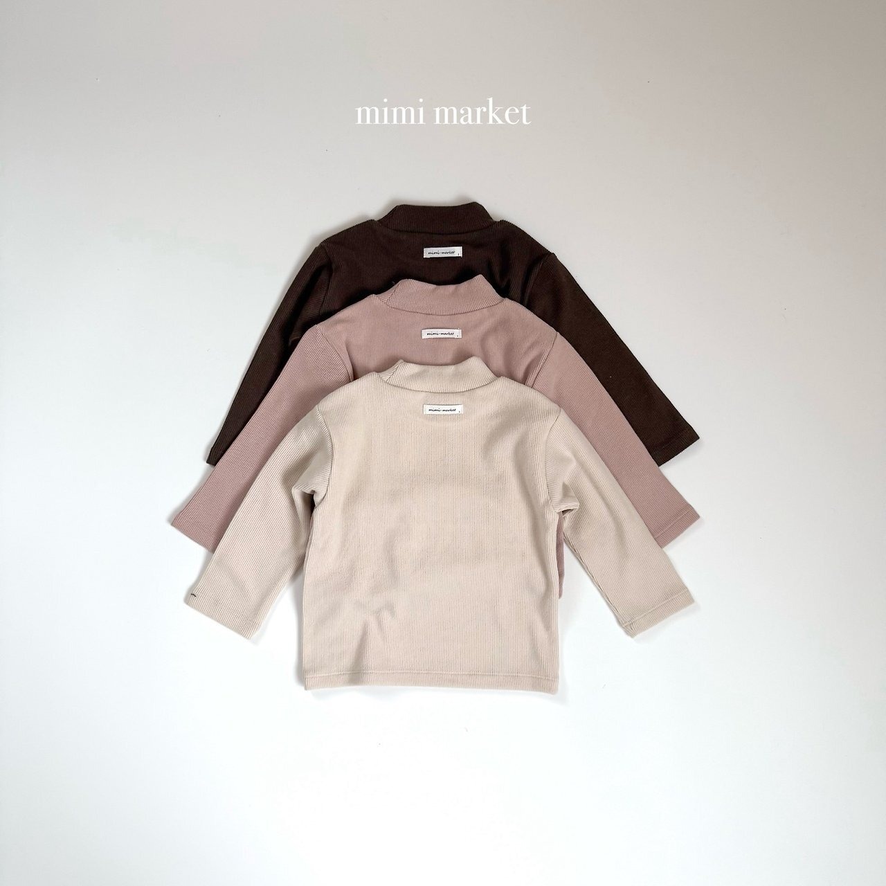 ミミマーケット / mimimarket / オーブハイネックT / 韓国子供服 / キッズ / 26winter〖取寄〗*S~L*