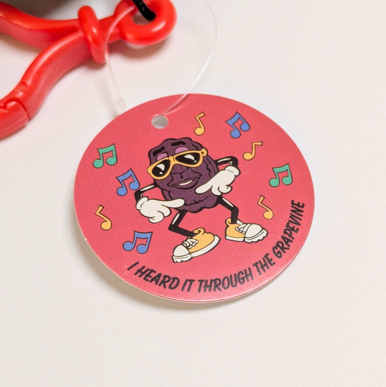 【 California Raisin ( カリフォルニアレーズン ) 】マスコット / ぬいぐるみキーホルダー / プラッシュキーホルダー 〚アメリカン雑貨 アメトイ〛