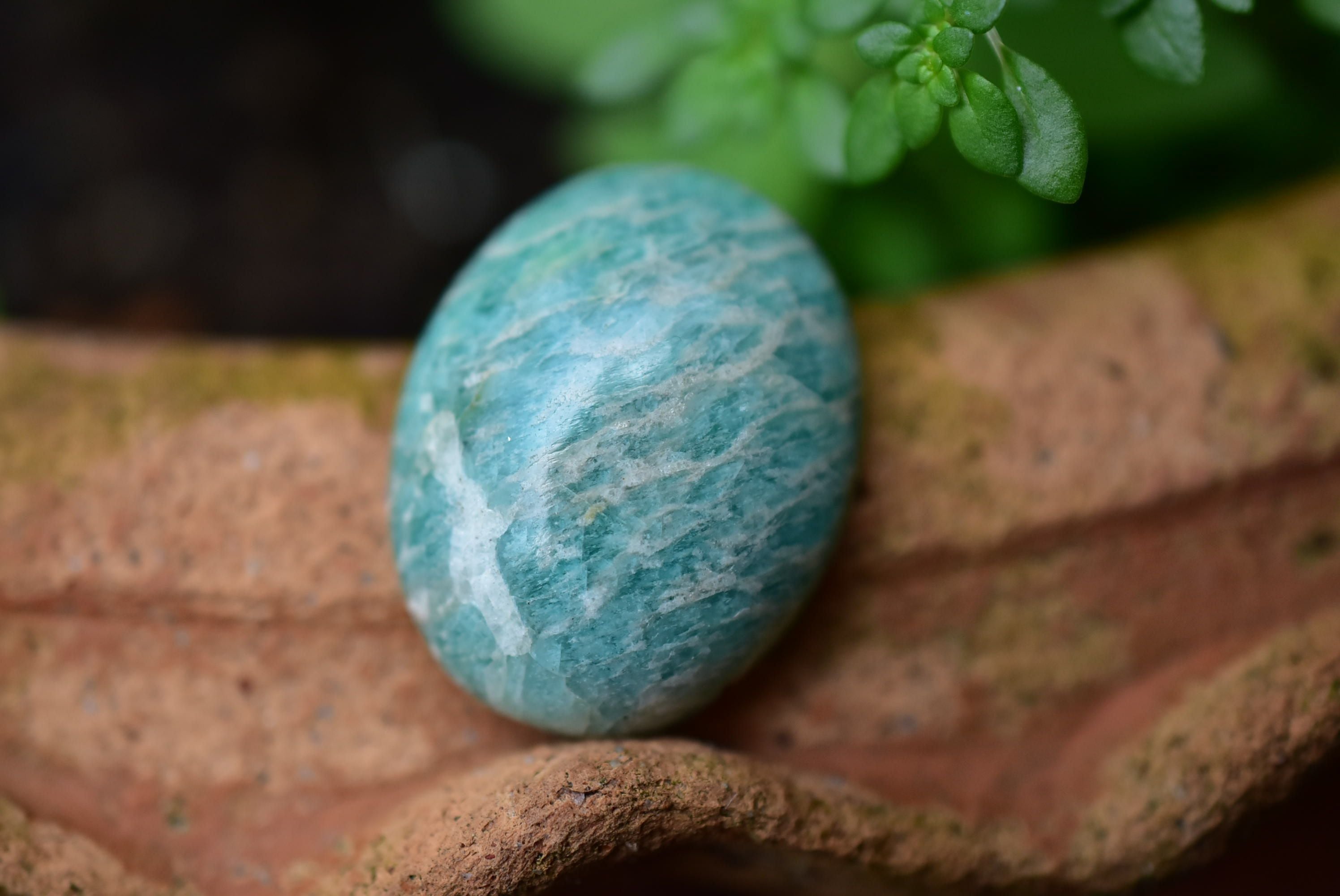 雄大な流れ☆アマゾナイト ルース カボションamaz009 | Funky garuda