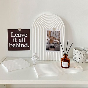 トレー ホワイト ウエーブ 小 トレイ アクセサリー プレート