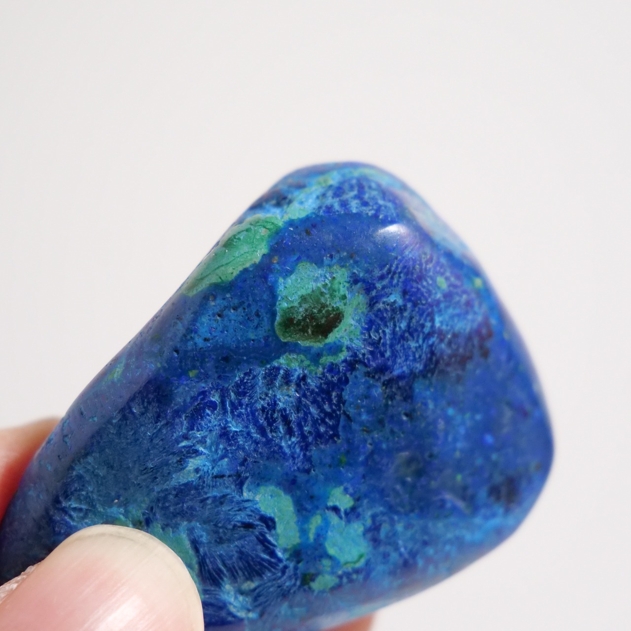 アズライト / パーム タンブル 握り石