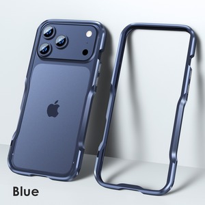 ◆iPhone 17/Pro/Pro Max/Air◆ Minimal Curve Metal Frame Case / ミニマル カーブ メタル フレーム スマホケース