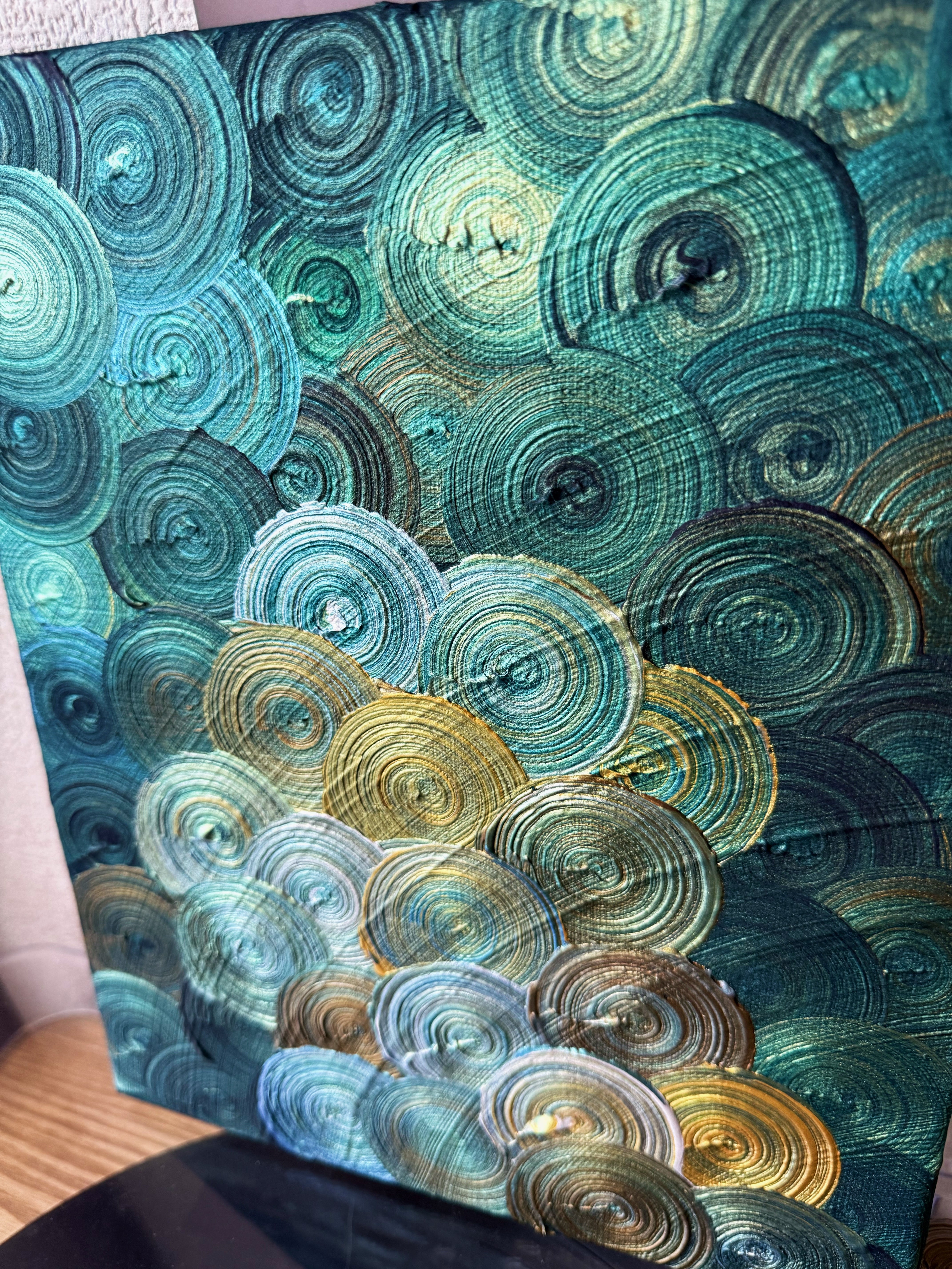 湖畔' (No.0228) | 渦を11年描いてる人