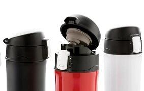 Lexus Easy Lock Stainless Steel Vacuum Mug (Red) | LEXUS FASHION