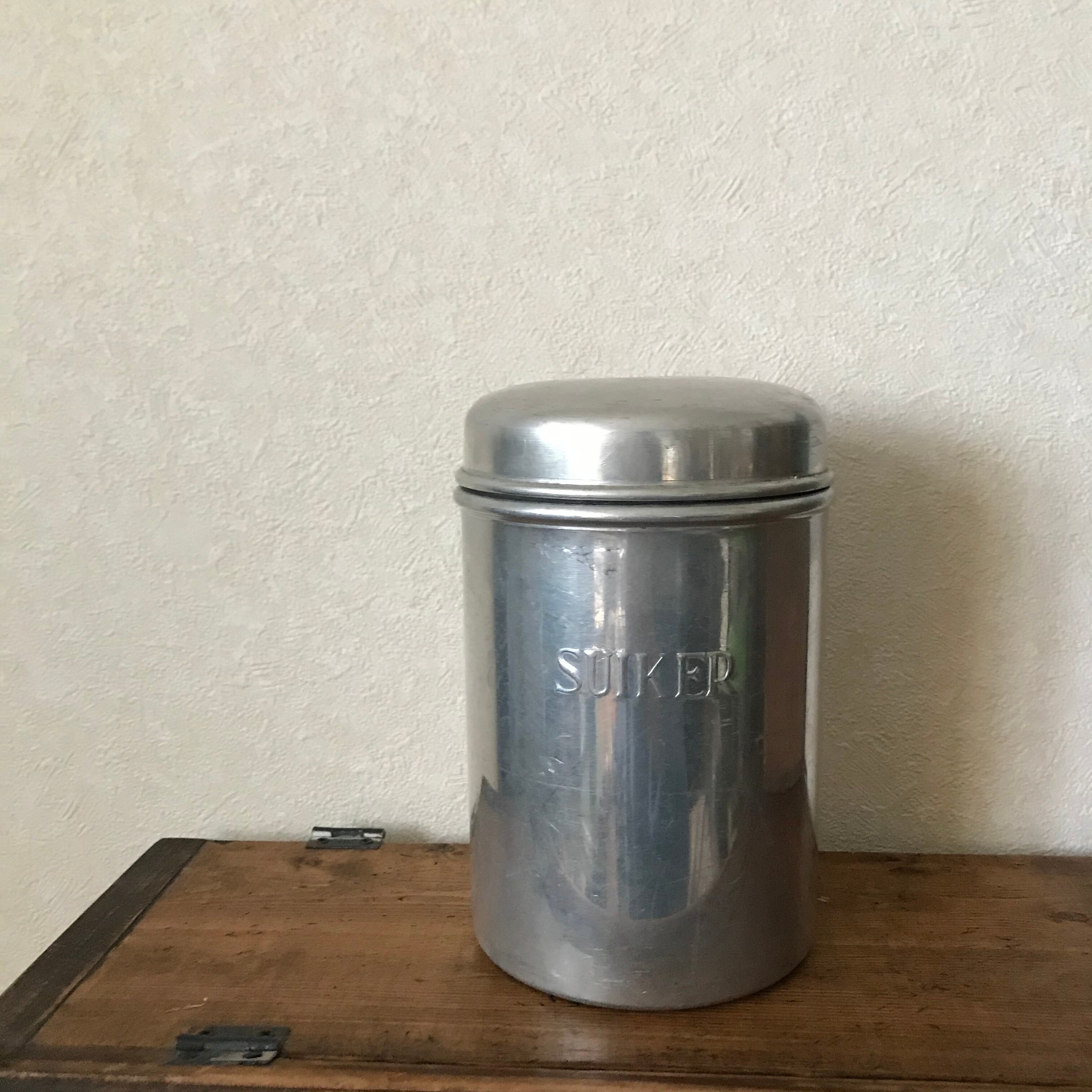 アルミ製のシュガー缶