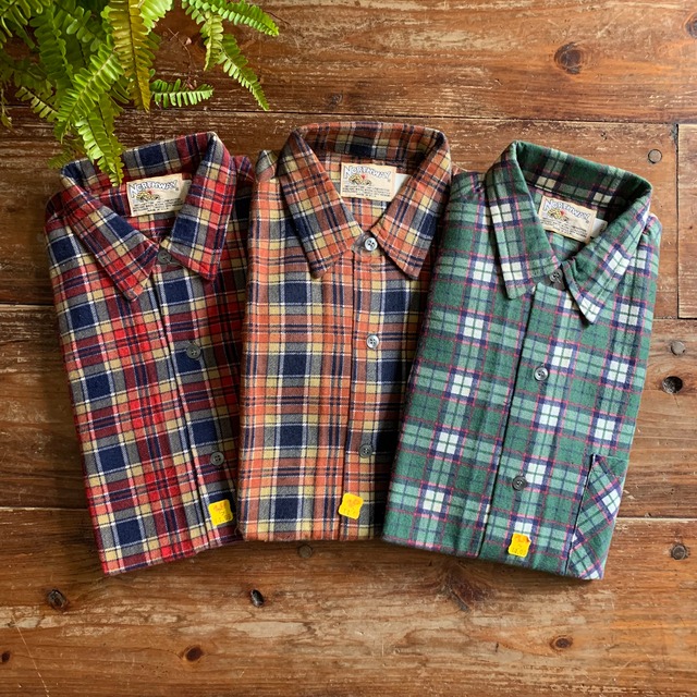 1970’s Deadstock “Mr. Leggs" Heavy Cotton Flannel Shirt/ XL