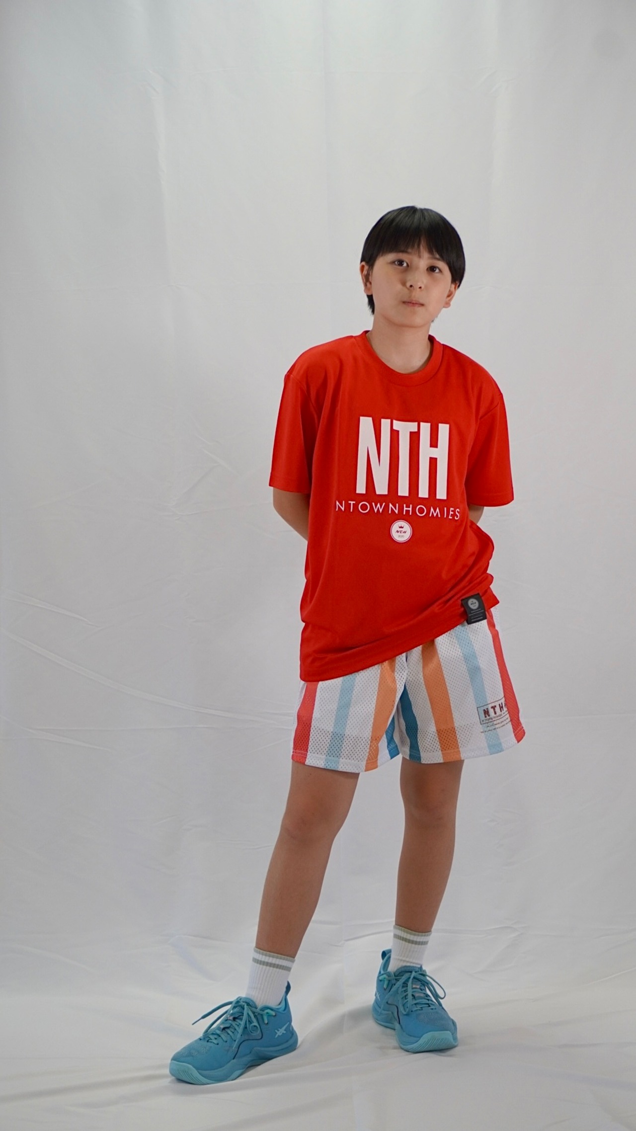 SUNSET STRIPES MESH PRACTICE PANTS - 6