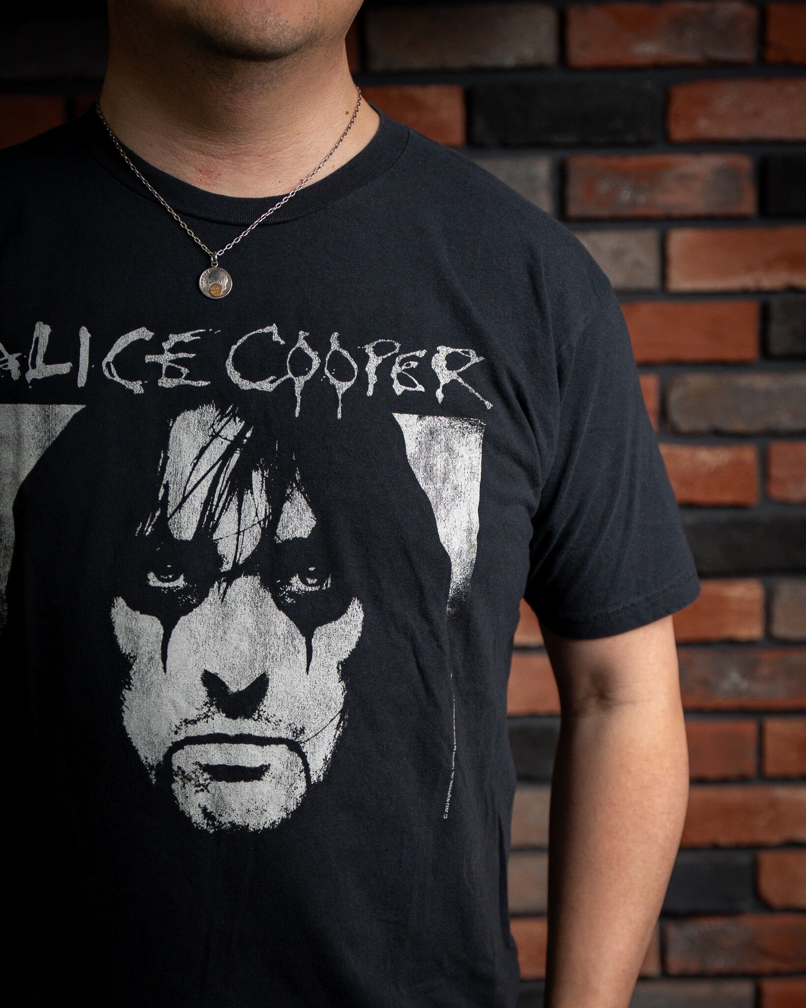 THRIFTY LOOK】ALICE COOPER TEE 新品 ユーズド加工 L XL アリス