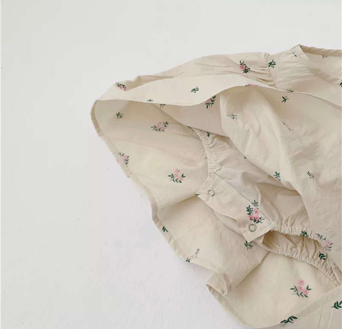 即納フラワーキャミソールワンピース》》》》》ロンパース ドレス 海外子供服 プチプラ 夏 ナチュラル