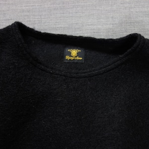 da shetlandwool longsleeve / shetland black