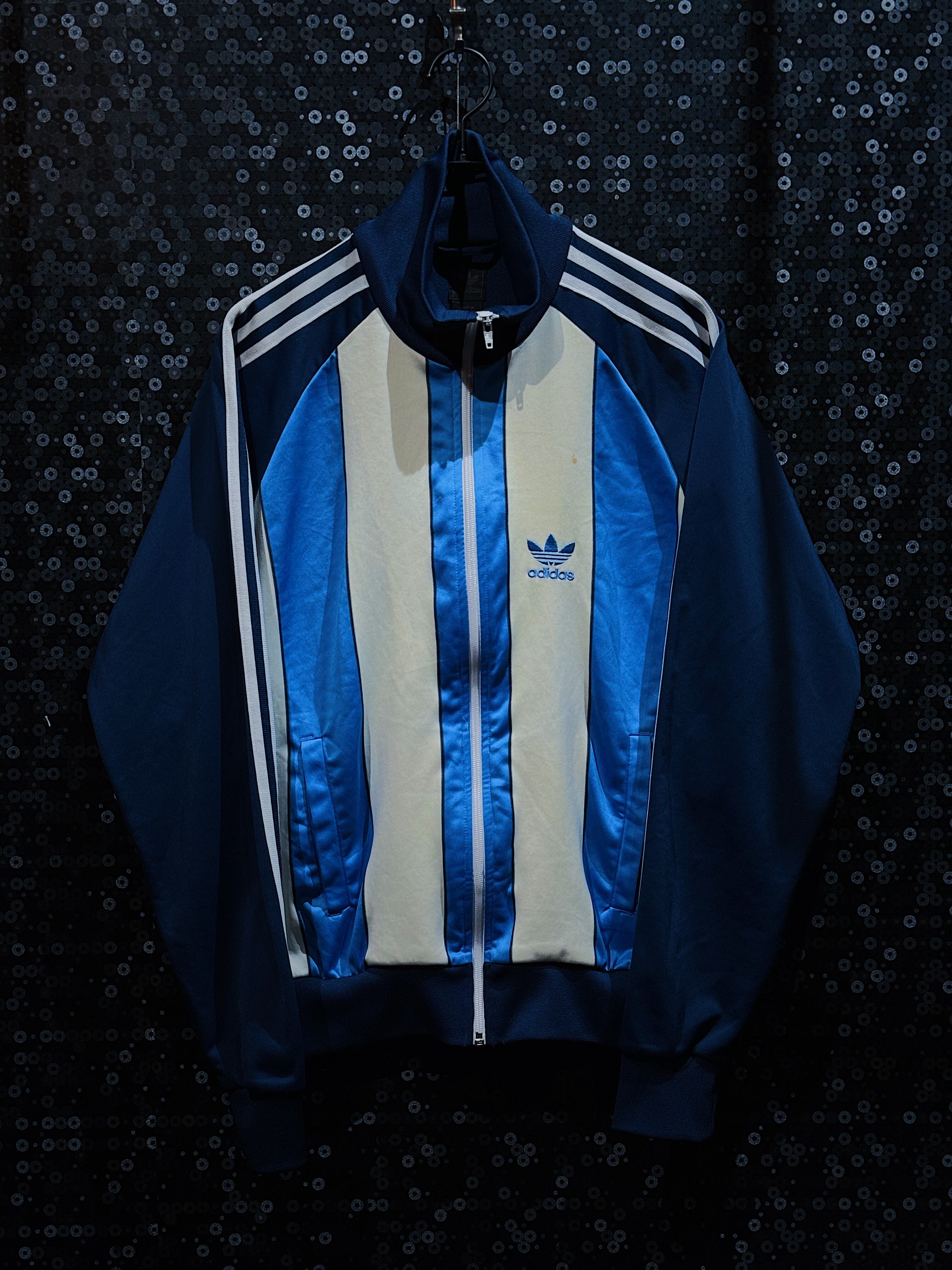 "adidas original"vintage mulch color pattern trefoil logo track jacket