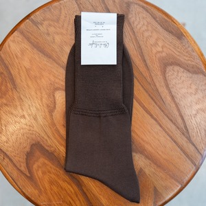 Olde H & Daughter(オールドエイチアンドドーター) "COTTON ANKLET SOCKS" -ESPRESSO-