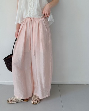 Drawstring Gather Trousers