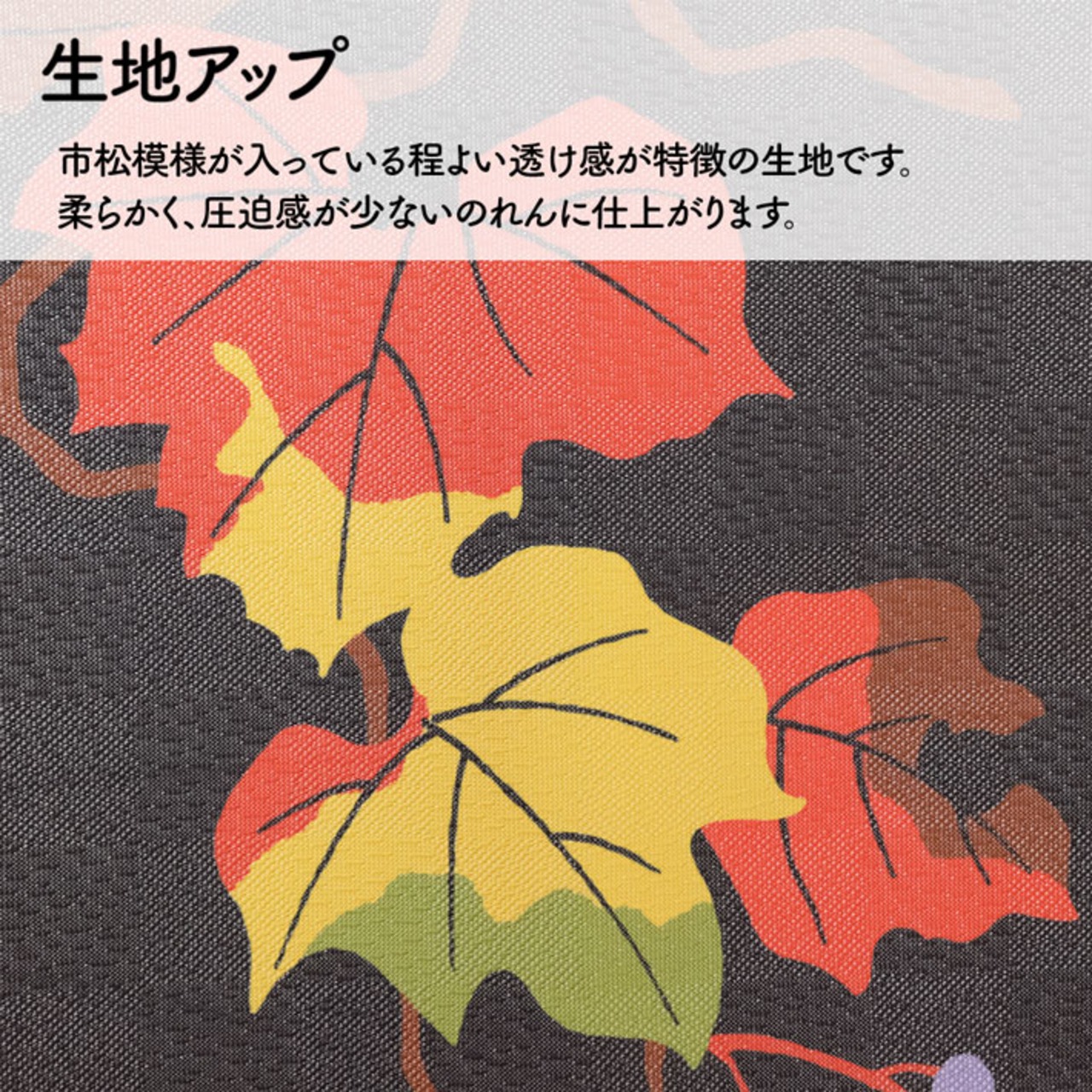 【受注生産】のれん 秋かずら 85×45cm 27603