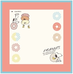 スヌーピーSNOOPY(DOUGHNUT LIFE)ランチクロス 　【お弁当箱/キッチン雑貨/Brounie１】