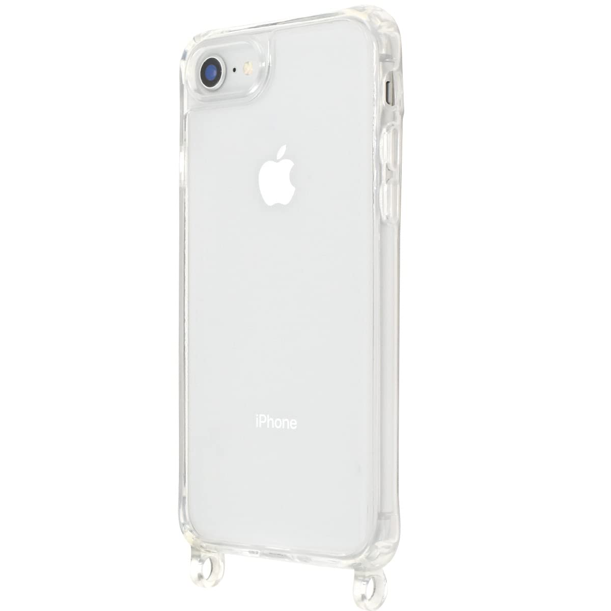 iPhone7/8/SE2/SE3対応 スマホショルダー用TPUクリアケース