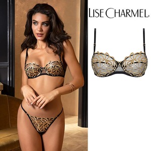 [J29no] パッドなし3/4ブラ(E) 品番ACJ3029 ※大きめ注意 【LISE CHARMEL】【リズシャルメル】【インポートランジェリー】