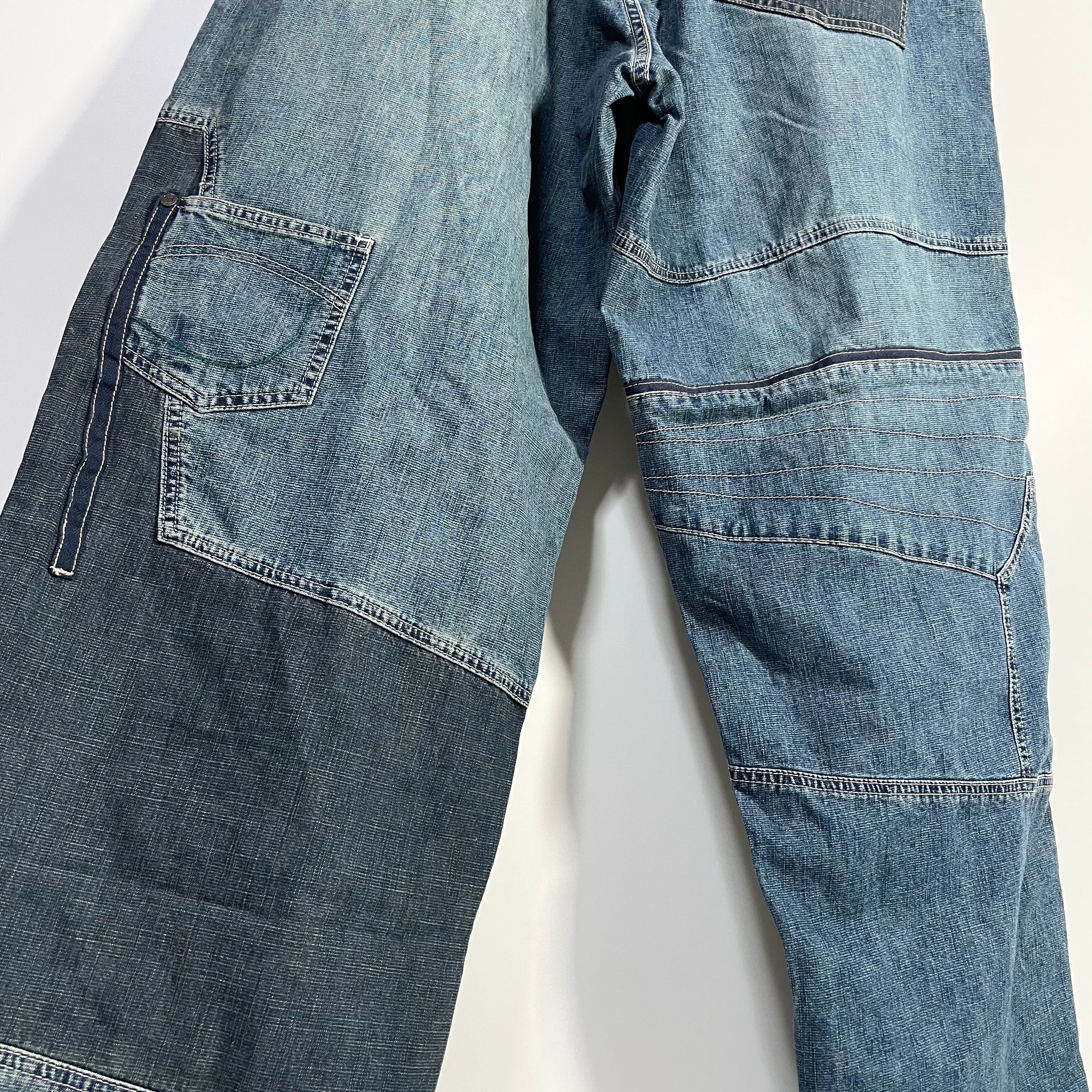 90s PELLE PELLE スーパーワイド バギー デニムパンツ W40 90s PELLE PELLE スーパーワイド バギー デニムパンツ W40
